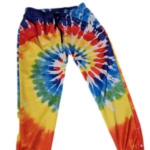 AMAZING COLORS!! Tie Dye Jogger Pants size 2X (worn only a few times) GREAT Cond